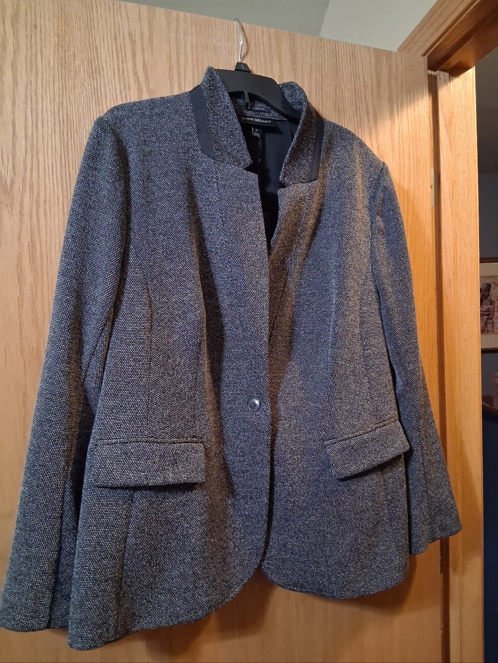 The Bryant Blazer Jacket  by Lane Bryant   size 18. Crafted from Ponte knit
